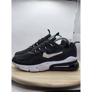 Nike Air Max 270 React Women’s Size 8 / 6.5Y BQ0103-009 Black Running Shoes